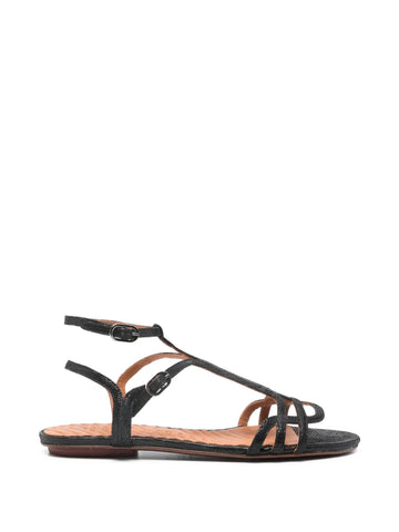 Sandalia Plana - Negra