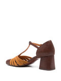 Zapato Marrón -Cognac Tacón Medio