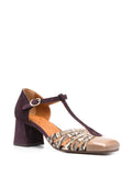 Zapato Berengena - Taupe Tacón Medio