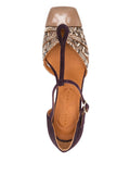 Zapato Berengena - Taupe Tacón Medio