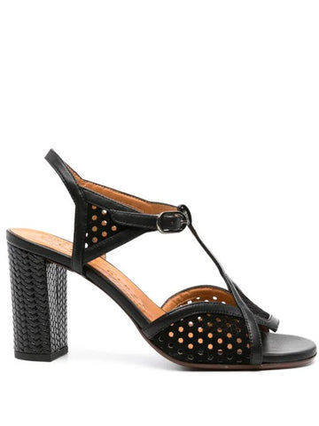 Black Heeled Sandal