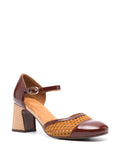 Brauner Absatzschuh – Cognac