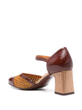 Brauner Absatzschuh – Cognac