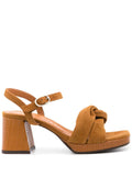 Cognac Platform Sandal