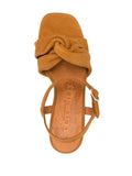 Cognac Platform Sandal