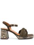 Green Platform Sandal