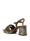 Green Platform Sandal