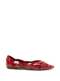 Zapato Plano Rojo