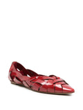 Zapato Plano Rojo