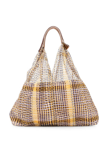 ELZIVER Bolso Pequeño  Amarillo - Blanco