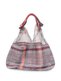 ELZIVER Bolso Pequeño Azul - Rojo - Blanco