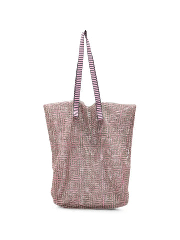 KANPUR Bolso Tote Grande Rosa & Verde