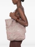 KANPUR Bolso Tote Grande Rosa & Verde