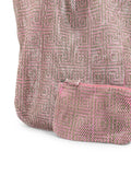 KANPUR Bolso Tote Grande Rosa & Verde