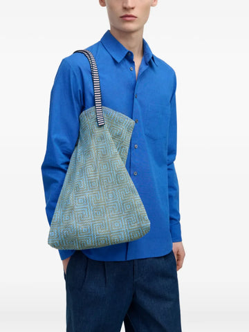 KANPUR Bolso Tote Grande Verde Agua