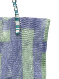 KANPUR Bolso Tote Grande Azul & Verde