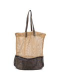 Bolso Tote Grande Navy & Camel