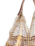 ELZIVER Bolso Pequeño  Amarillo - Blanco