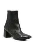 Bota Tacón Medio Negra