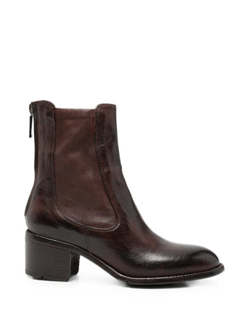 Bota Tacón Medio - Marrón