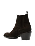 Bota Tacón Medio Marrón