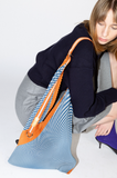 Y Bag ANNA Blue & Rust