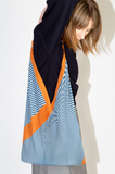 Y Bag ANNA Blue & Rust