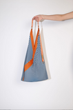 Y Bag ANNA Blue & Rust