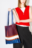 Tote Bag CHIAVARI Navy & Burgundy