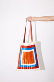 Tote Bag CERVO Terracotta & Blue