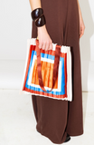 Tote Bag CERVO Terracotta & Blue