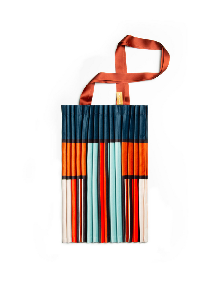 Tote Bag CHIA Petrol & Orange