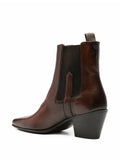Bota tacón Medio Marrón