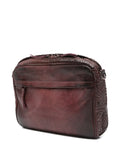 Bolso Mediano Pitón Burdeos