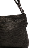 Bolso Piel Perforada - Dark Brown Metal