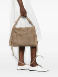 Bolso Piel Perforada - Arena