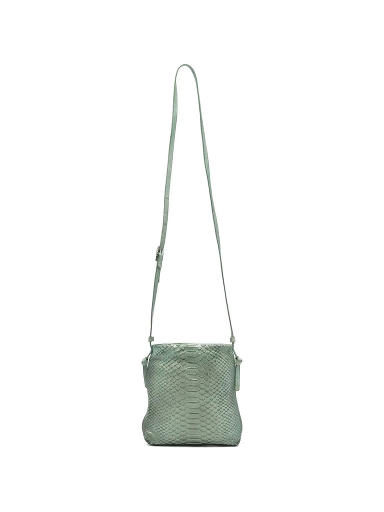 Bolso Crossbody Pitón - Menta