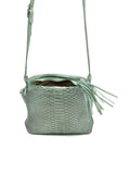 Bolso Crossbody Pitón - Menta