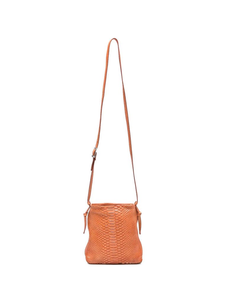 Bolso Crossbody Pitón - Coral