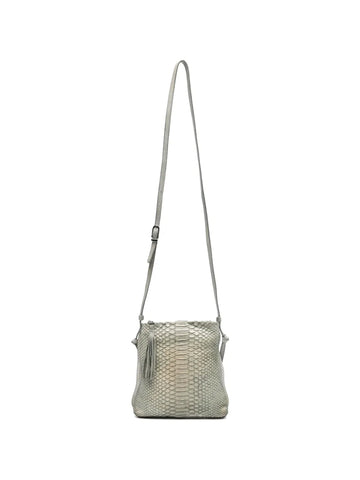 Bolso Crossbody Pitón  - Light Green
