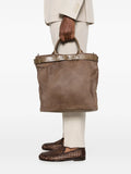 Bolso Tote Piel Perforada - Corda