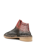 Flat Red Boots