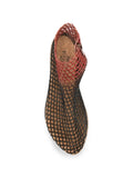 Flat Red Boots