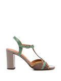 Sandalia Tacón Alto Taupe - Jade