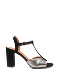 Sandalia Tacón Alto Iron - Negro