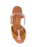 Chie Mihara Biagio designer comfort sandals, premium leather insole and soft draped suede upper, slow fashion shoes sustainable craftsmanship footwear Spain

