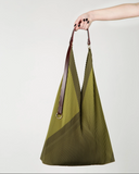 Y Bag Leather Strap AUDREY Olive