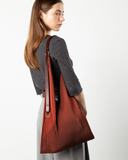 Y Bag Leather Strap ANGELINA Terracotta