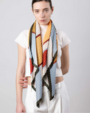 Pleated Scarf — AFRODITE, Avio & Saffron