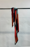 Pleated Scarf — ATENA, Baby Blue & Moka